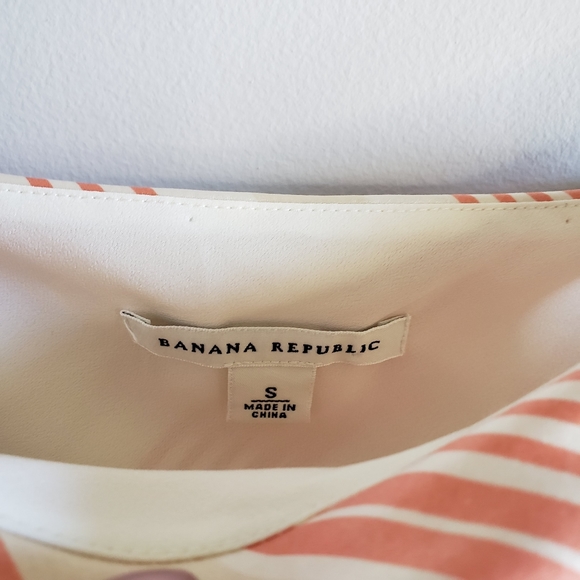 Banana Republic Striped Silk Cami Sm Y2K - Picture 3 of 8